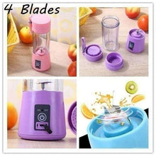 Load image into Gallery viewer, Portable Electric Juicer Cup Rechargeable Multi-functional Fruit Juice Mixer Blender - Ole Misc.