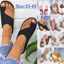 Load image into Gallery viewer, Women Summer Slippers Beach Leather Wedges Open Toe Shoes Ladies Platform Slippers  Sandals - Ole Misc.