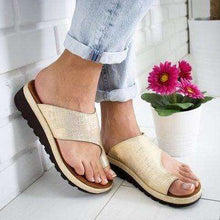 Load image into Gallery viewer, Women Summer Slippers Beach Leather Wedges Open Toe Shoes Ladies Platform Slippers  Sandals - Ole Misc.