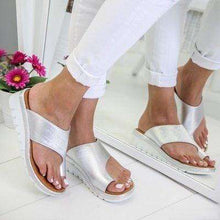Load image into Gallery viewer, Women Summer Slippers Beach Leather Wedges Open Toe Shoes Ladies Platform Slippers  Sandals - Ole Misc.