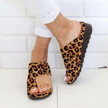 Load image into Gallery viewer, Women Summer Slippers Beach Leather Wedges Open Toe Shoes Ladies Platform Slippers  Sandals - Ole Misc.