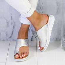 Load image into Gallery viewer, Women Summer Slippers Beach Leather Wedges Open Toe Shoes Ladies Platform Slippers  Sandals - Ole Misc.