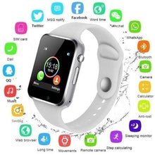 Load image into Gallery viewer, NEW Waterproof Smart Watch Bluetooth GSM Sim Phone Pedometer Sedentary Remind Sleep Monitor Remote Camera For Android/iOS - Ole Misc.