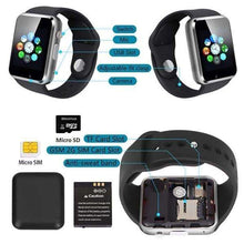 Load image into Gallery viewer, NEW Waterproof Smart Watch Bluetooth GSM Sim Phone Pedometer Sedentary Remind Sleep Monitor Remote Camera For Android/iOS - Ole Misc.
