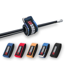 Load image into Gallery viewer, 6 Pcs Fishing Belt Strap Sleeve Fishing Pole Tie Wrapping Band Pack with Elastic Carp Fishing Rod Belt - Ole Misc.