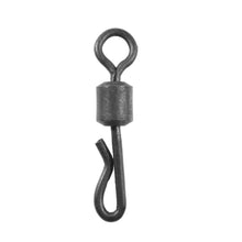 Load image into Gallery viewer, 75pcs/lot Large Long Body Q Shaped Black Quick Change Swivels For Carp Fishing Size 4# Fishing Terminal Tackle Accessories pesca - Ole Misc.