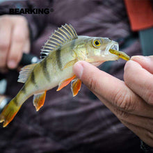 Load image into Gallery viewer, BEARKING 50pcs Per Lot Fishing Soft Lure Worm Hooks High Carbon Steel Wide Super Lock Fishhooks Jerk Hooks Bait Tackle - Ole Misc.