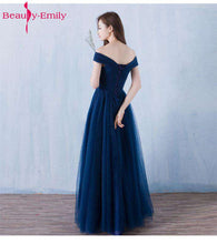 Load image into Gallery viewer, Beauty Emily Elegant Backless Long Royal Blue Evening Dresses 2019  Lace Up Party Maxi Dress Formal Prom Party Dresses - Ole Misc.