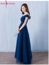 Load image into Gallery viewer, Beauty Emily Elegant Backless Long Royal Blue Evening Dresses 2019  Lace Up Party Maxi Dress Formal Prom Party Dresses - Ole Misc.