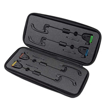 Load image into Gallery viewer, Carp Fishing Tackle Swingers Set B2001 in Case LED Drop Off Bite Indicators - Ole Misc.