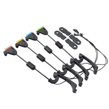 Load image into Gallery viewer, Carp Fishing Tackle Swingers Set B2001 in Case LED Drop Off Bite Indicators - Ole Misc.