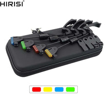 Load image into Gallery viewer, Carp Fishing Tackle Swingers Set B2001 in Case LED Drop Off Bite Indicators - Ole Misc.