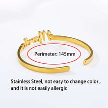 Load image into Gallery viewer, Custom Name Bracelet Personalized Bangles For Women Men  Pulseira Mujer Moda 2019 Gold Stainless Steel Nameplate Bracelets - Ole Misc.