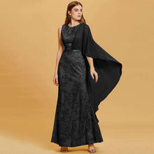 Load image into Gallery viewer, Dressv daffodil long evening dress cheap scoop neck lace appliques sheath wedding party formal dress evening dresses - Ole Misc.
