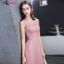 Load image into Gallery viewer, ES2775 O Neck Sleeveless evening dresses long 2019 Latest formal dresses evening gown Floor Length women elegant robe de soiree - Ole Misc.