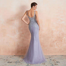 Load image into Gallery viewer, Evening Luxury Dress Long Formal Dress Women Elegant Mermaid Dresses Beaded Occasion Dresses For Women Engagement Dresses Party - Ole Misc.