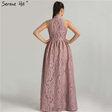 Load image into Gallery viewer, Fashion Mermaid High Collar Formal Evening Dresses Real Photo Sleeveless Sexy Womens Evening Gowns 2019 Serene Hill QA8004 - Ole Misc.