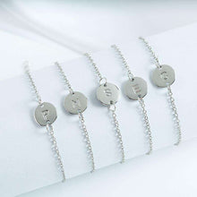 Load image into Gallery viewer, Fashion Silver Jewelry  English Letter A B C D E F G H  I J K L M N O P Q R S T U V W X Y Z  Bracelet - Ole Misc.