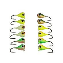 Load image into Gallery viewer, Fish 6Pcs 15mm Lead Head Hook Bait Jigging Fishing Tackle Winter Ice Fishing Hook Lure Mini Metal Bait - Ole Misc.