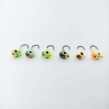 Load image into Gallery viewer, Fish 6Pcs 15mm Lead Head Hook Bait Jigging Fishing Tackle Winter Ice Fishing Hook Lure Mini Metal Bait - Ole Misc.