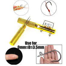 Load image into Gallery viewer, Fishing Hook Knotting Tool &amp; Tie Hook Loop Making Device &amp; Hooks Decoupling remover Carp Fishing Accessory Fishing Tool - Ole Misc.
