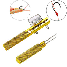 Load image into Gallery viewer, Fishing Hook Knotting Tool &amp; Tie Hook Loop Making Device &amp; Hooks Decoupling remover Carp Fishing Accessory Fishing Tool - Ole Misc.