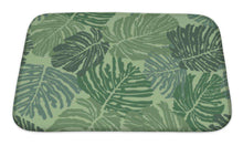 Load image into Gallery viewer, Bath Mat, Abstract Floral Tropical With Fern - Ole Misc.