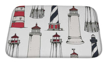 Load image into Gallery viewer, Bath Mat, Lighthouse Pattern - Ole Misc.