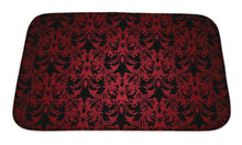 Load image into Gallery viewer, Bath Mat, Floral Gothic Red - Ole Misc.