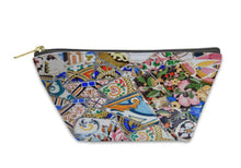 Load image into Gallery viewer, Accessory Pouch, Gaudi Mosaic In Guell Park In Barcelona Spain - Ole Misc.