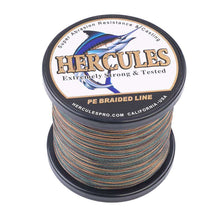 Load image into Gallery viewer, Hercules Fishing 4 Strands 100M 300M 500M 1000M 1500M 2000M PE Braided Fishing Line Saltwater Weave Carp Fishing Cord Pesca Wire - Ole Misc.
