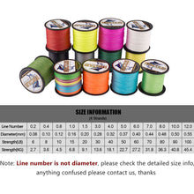 Load image into Gallery viewer, Hercules Fishing 4 Strands 100M 300M 500M 1000M 1500M 2000M PE Braided Fishing Line Saltwater Weave Carp Fishing Cord Pesca Wire - Ole Misc.