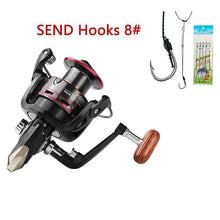 Load image into Gallery viewer, LINNHUE Fishing Reel All Metal Spool Spinning Reel 8KG Max Drag Stainless Steel Handle Line Spool Saltwater Fishing Accessories - Ole Misc.