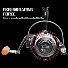 Load image into Gallery viewer, LINNHUE Fishing Reel All Metal Spool Spinning Reel 8KG Max Drag Stainless Steel Handle Line Spool Saltwater Fishing Accessories - Ole Misc.