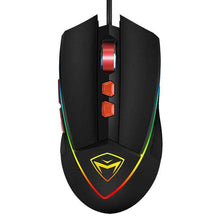 Load image into Gallery viewer, Machenike M5 mouse save power game RGB macro definition optical rail notebook desktop computer  gaming mouse  black / white - Ole Misc.