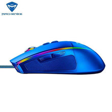 Load image into Gallery viewer, Machenike M5 mouse save power game RGB macro definition optical rail notebook desktop computer  gaming mouse  black / white - Ole Misc.
