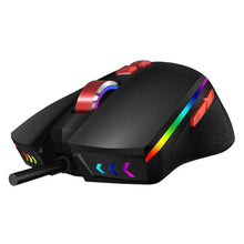 Load image into Gallery viewer, Machenike M5 mouse save power game RGB macro definition optical rail notebook desktop computer  gaming mouse  black / white - Ole Misc.