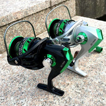 Load image into Gallery viewer, NEWEST 12BB Ball Bearings Spinning Fishing Reel GL 5.5:1 Right/Left Metal Spool Fishing Tackle - Ole Misc.