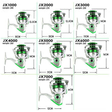 Load image into Gallery viewer, NEWEST 12BB Ball Bearings Spinning Fishing Reel GL 5.5:1 Right/Left Metal Spool Fishing Tackle - Ole Misc.