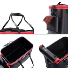 Load image into Gallery viewer, Portable EVA Fishing Bucket Bag Collapsible Fishing Bucket Live Fish Box Bucket Oxygen Pump Outdoor Fishing Tackle Storage Bags - Ole Misc.