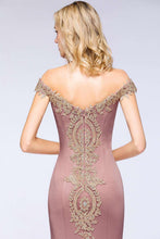 Load image into Gallery viewer, Royal Blue Long Evening Dress 2019 Applique Mermaid Formal Dress Evening Gown Off The Shoulder robe de soiree Party Vestidos - Ole Misc.