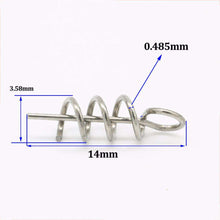 Load image into Gallery viewer, Simpleyi 50pcs/lot Assist Soft Baits Hook Lures Pin Spring Fixed Lock Screw Dagger Tools Fishing - Ole Misc.