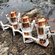 Load image into Gallery viewer, Spinning Fishing Reel 12BB + 1 Bearing Balls 500 9000 Series Metal Coil Spinning Reel Boat Rock Fishing Wheel - Ole Misc.