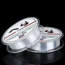Load image into Gallery viewer, Superior quality 100M Fluorocarbon Fishing Line red/clear two colors 4 32LB Carbon Fiber Leader Line fly fishing line pesca - Ole Misc.