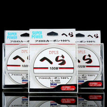 Load image into Gallery viewer, Superior quality 100M Fluorocarbon Fishing Line red/clear two colors 4 32LB Carbon Fiber Leader Line fly fishing line pesca - Ole Misc.