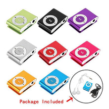 Load image into Gallery viewer, USB metal mini Clip mp3 Player sport portable Music digital TF/SD Card Slot player mp 3 player card running Protable Mini Mp3 Mu - Ole Misc.