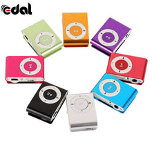Load image into Gallery viewer, USB metal mini Clip mp3 Player sport portable Music digital TF/SD Card Slot player mp 3 player card running Protable Mini Mp3 Mu - Ole Misc.