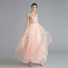 Load image into Gallery viewer, Women Long Dress Evening Elegant Prom Party Dresses Beaded Evening Luxury Dress Puffy Dresses Party Formal Dresses Evening Gown - Ole Misc.