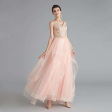 Load image into Gallery viewer, Women Long Dress Evening Elegant Prom Party Dresses Beaded Evening Luxury Dress Puffy Dresses Party Formal Dresses Evening Gown - Ole Misc.
