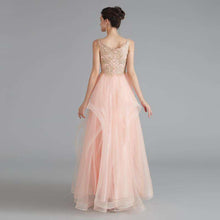 Load image into Gallery viewer, Women Long Dress Evening Elegant Prom Party Dresses Beaded Evening Luxury Dress Puffy Dresses Party Formal Dresses Evening Gown - Ole Misc.